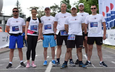 Biegacze Aliplast Running Team wzięli udział w półmaratonie