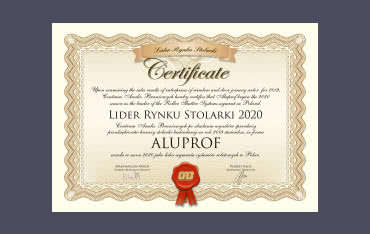 Siła marki ALUPROF