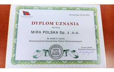 Mira Polska wyróżnione przez SSRW