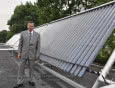 Ogrzewanie i klimatyzacja wykorzystujące instalację solarną w Olsztynie