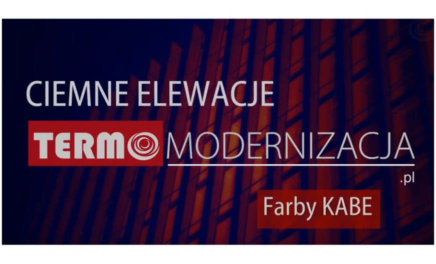 Ekspert Farby KABE o ciemnych elewacjach  