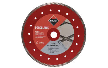 Nowa tarcza diamentowa TURBO do gresu porcelanowego od RUBI